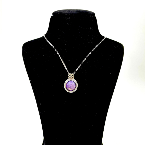 Charoite Stone Pendant