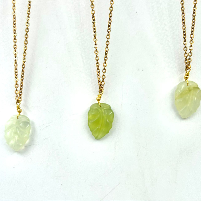 Jade Leaf Pendant